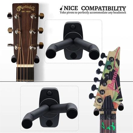 Support Mural Pour Toutes Les Guitares Taille Basse Mandoline Banjo Ukulélé thumbnail 6