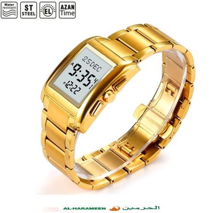 Montre musulmane Qibla Azan Adane pour la prière islamique HA-6208  thumbnail 2