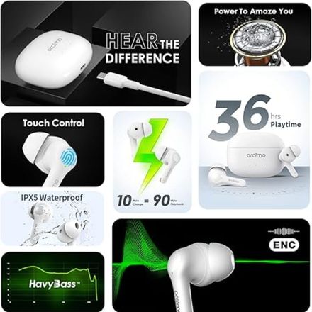 Brushes 3 Head Phones (Oeb-e104d white) thumbnail 2