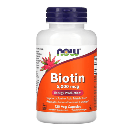 Biotine, 5000 Mcg, 120 Capsules  thumbnail 1