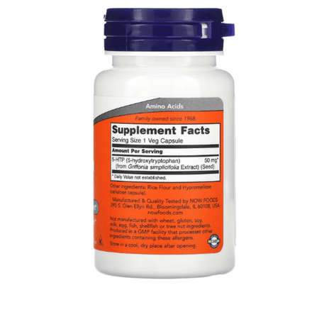 5-HTP, 50 mg, 30 Capsules thumbnail 2