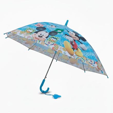 Parapluie Enfants Mickey Mouse Avec Sifflet Accessoire Ludique Et Protection Amusante thumbnail 3