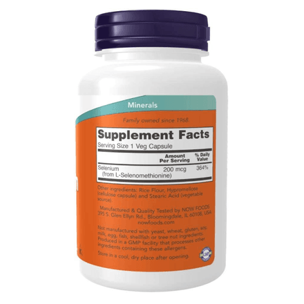 Selenium 200 mcg , 180 capsules végétariennes thumbnail 2