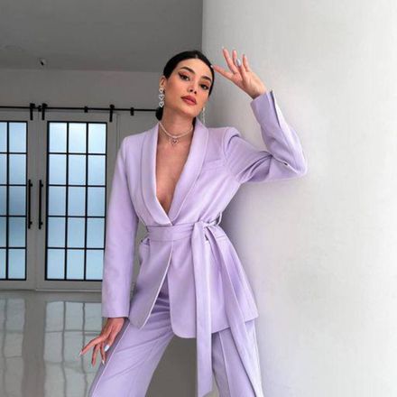 Ensemble Tailleur Importé ceinturé -importé de la Turquie  thumbnail 1