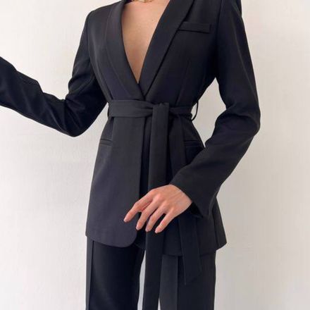 Ensemble Tailleur Importé ceinturé -importé de la Turquie  thumbnail 4