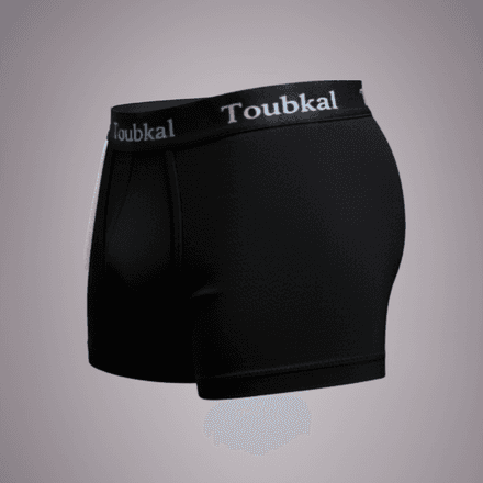 Boxer Ajusté Homme Uni - Noir thumbnail 3