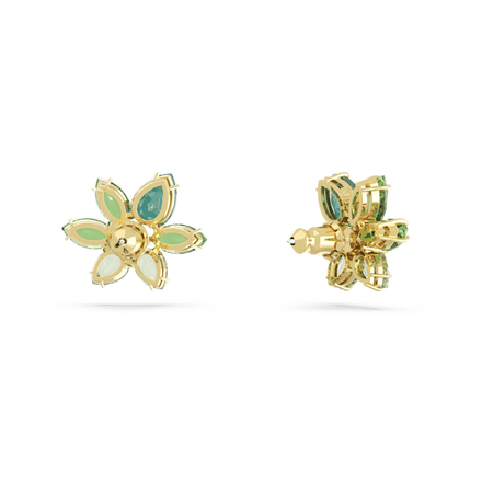 Boucles d'oreilles GEMA - Métal Doré et Cristaux thumbnail 3