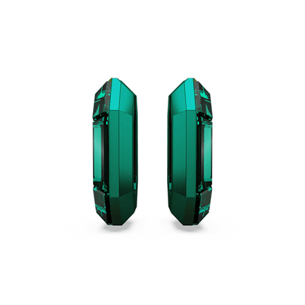 Anneaux d'oreilles Lucent Forme octogonale, Petites, Vertes thumbnail 2