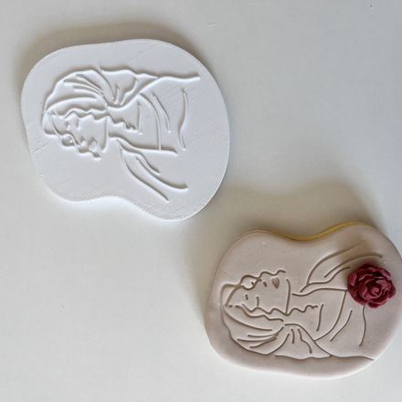 Tampon biscuit : femme nord africaine  thumbnail 2