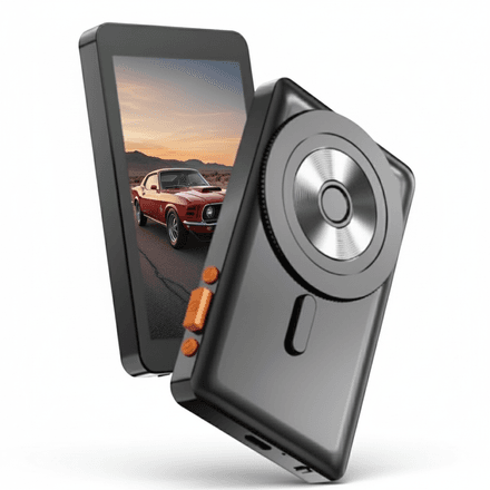 Camera Arriere Magnetique Rk-x40e Magsafe Avec Ecran Selfie Bluetooth thumbnail 1