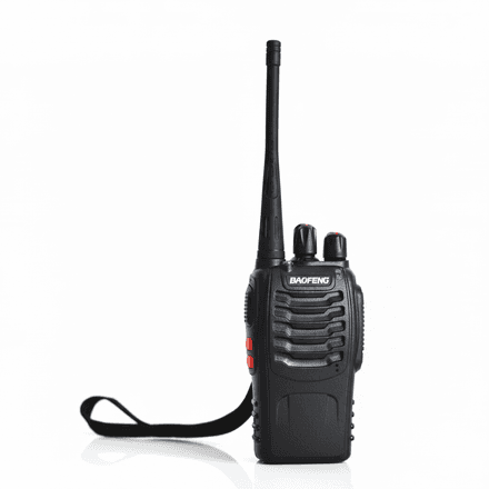 Talkie-walkie Bf-888s – Radio Portable Avec Lampe Torche Led thumbnail 1