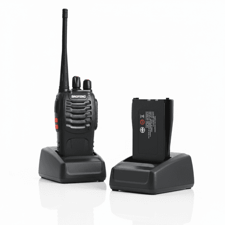 Talkie-walkie Bf-888s – Radio Portable Avec Lampe Torche Led thumbnail 2