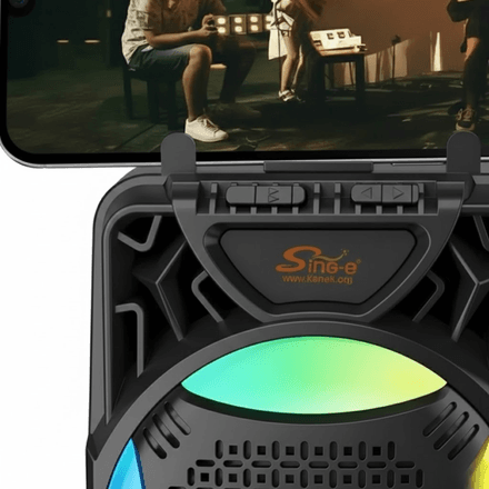 Sing-e Zqs-1367 – Enceinte Bluetooth Portable Avec Micro Et Support Smartphone thumbnail 3