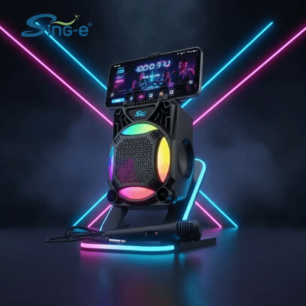 Sing-e Zqs-1367 – Enceinte Bluetooth Portable Avec Micro Et Support Smartphone thumbnail 5