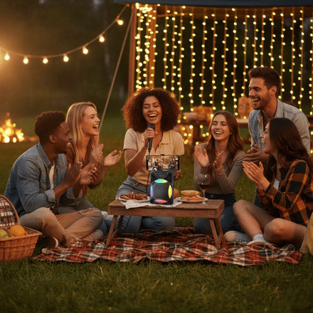 Sing-e Zqs-1367 – Enceinte Bluetooth Portable Avec Micro Et Support Smartphone thumbnail 6