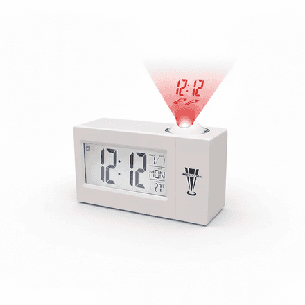 Horloge Numérique de Projection LCD – Affichage Heure, Météo & Température thumbnail 1