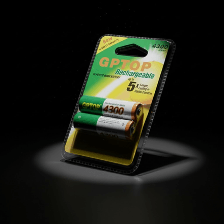 Lot de 2 Piles Rechargeables GP AA 4300  – 1,2 V thumbnail 3