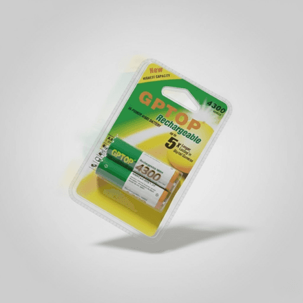 Lot de 2 Piles Rechargeables GP AA 4300  – 1,2 V thumbnail 5
