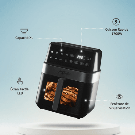 Friteuse À Air Amazing Technology – Série R – 1700w thumbnail 2