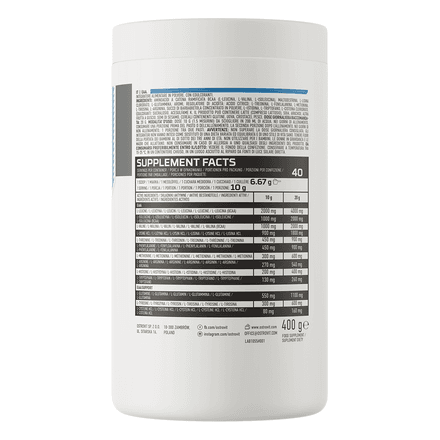 Eaa 400 G South American Fruit et Grapefruit | Bcaa | Acides Aminés Essentiels + Glutamine, Tyrosine & Cystéine thumbnail 3