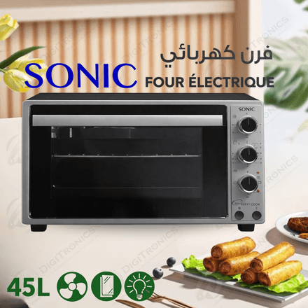 Four Électrique Chef Cook 45l 6 Fonctions, Chaleur Tournante & Double Vitrage, Fe5022sc thumbnail 1