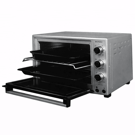 Four Électrique Chef Cook 45l 6 Fonctions, Chaleur Tournante & Double Vitrage, Fe5022sc thumbnail 3