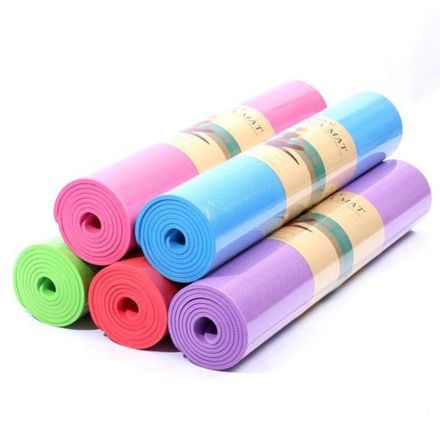Tapis Fitness Pro Bleu | Yoga, Gym Et Pilates | Confort Et Stabilité Pour Exercices À Domicile Ou En Salle thumbnail 4