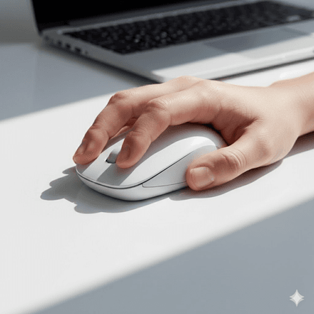 Souris Bluetooth Z5000 Blanche – Design Élégant Et Connexion Sans Fil thumbnail 3