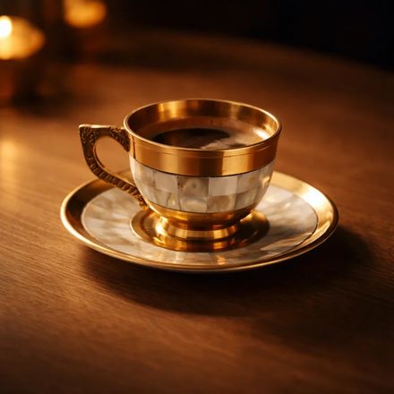 The Slow Coffee Set ( 4 Tasses + 4 Sous-tasses ) thumbnail 1
