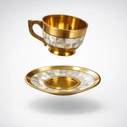 The Slow Coffee Set ( 4 Tasses + 4 Sous-tasses ) thumbnail 5