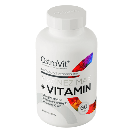 Magnesium Max + Vitamins - 60 Tablettes | Énergie & Anti-fatigue thumbnail 2