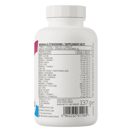 100% Vit&min – 90 Tablettes | Multivitamines & Minéraux Pour Énergie, Immunité & Bien-être thumbnail 3