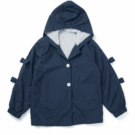 Ensemble Fille Veste Légère À Capuche, T-shirt Imprimé Et Jean thumbnail 2