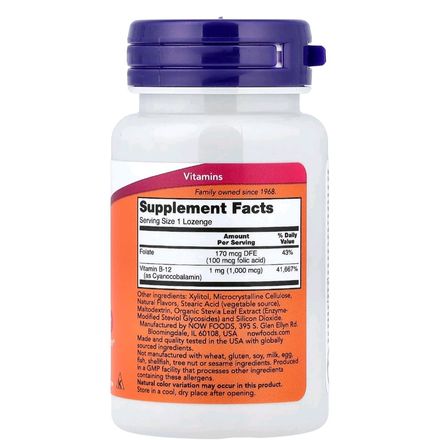 Vitamine B12 1000 Mcg – Énergie & Vitalité – 100 Pastilles thumbnail 2