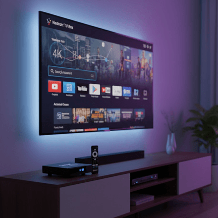 Senic Box Tv Sc-300+ Android 4k Streaming Et Applications thumbnail 3