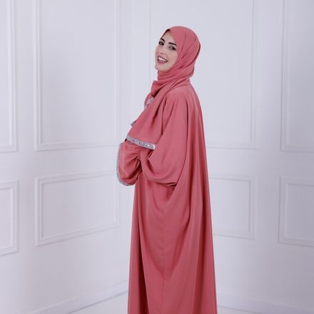 Abaya De Prière-rose Poudré thumbnail 2