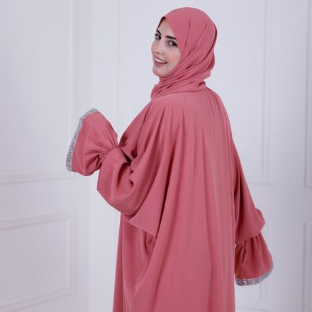 Abaya De Prière-rose Poudré thumbnail 6