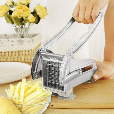 Chipper De Pomme De Terre & Coupe-frites En Acier Inoxydable thumbnail 1
