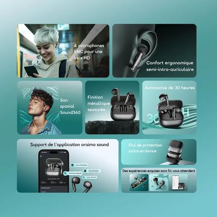 Écouteurs Bluetooth Spacebuds Air+ Otw-323sp thumbnail 3