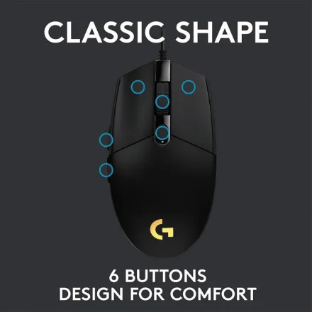 G102 Lightsync – Souris Gaming Rgb- Noir thumbnail 2