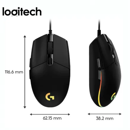 G102 Lightsync – Souris Gaming Rgb- Noir thumbnail 4