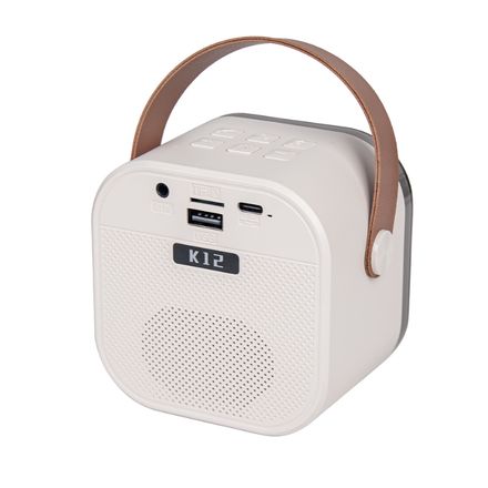 Enceinte Karaoké Mini Bluetooth – 2 Micros, Voix Changeante Et Led thumbnail 2