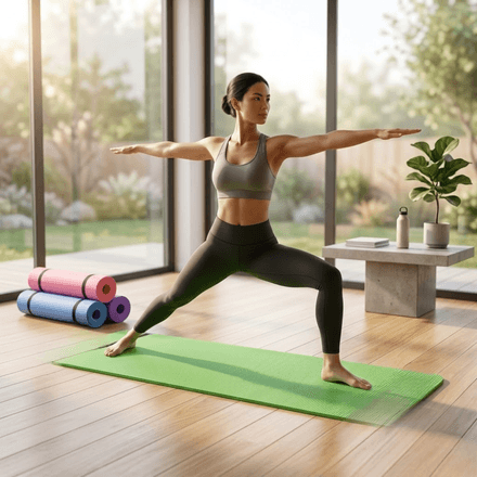 Tapis De Sport En Mousse Écologique Et Durable - Couleur Aléatoire thumbnail 3