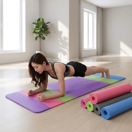 Tapis De Sport En Mousse Écologique Et Durable - Couleur Aléatoire thumbnail 4