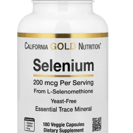 Selenium California Gold Nutrition - 180 Capsules Végétales thumbnail 1