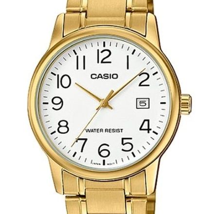 Montre À Quartz Pour Homme Affichage Analogique Et Bracelet En Acier Inoxydable-mtp-v002g-7b2udf thumbnail 1