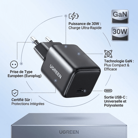 Adaptateur Secteur Usb-c 30w thumbnail 2