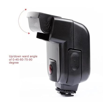 Infrarouge Déclencheur Flash 2,5 Mm Appareil Photo Pc Sync Port Pitch Réglable D'angle thumbnail 3