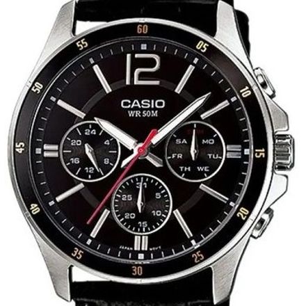 Montre Homme 6 Aiguilles - Bracelet Cuir thumbnail 1