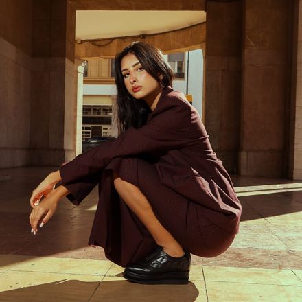Pantalon Maissa Burgundy thumbnail 3